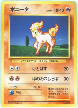 Ponyta card photo