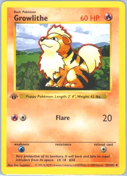 Growlithe card photo