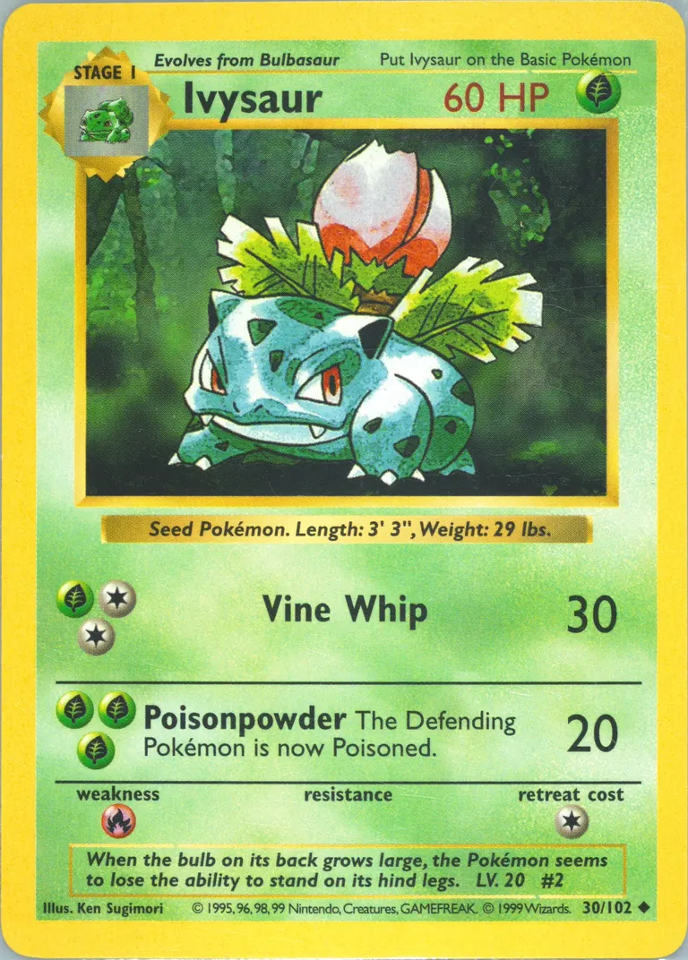 Ivysaur card photo