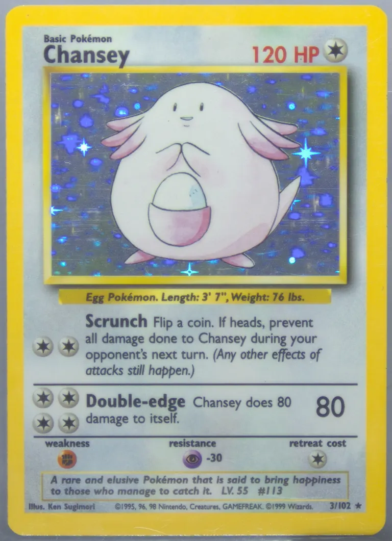 Chansey card photo