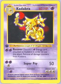Kadabra card photo