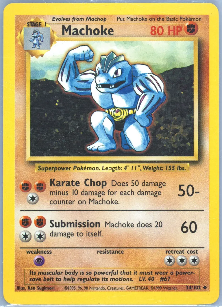 Machoke card photo