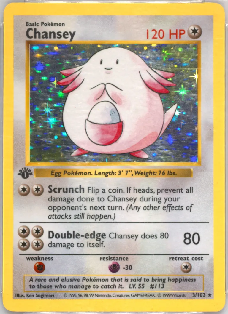 Chansey card photo