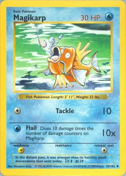Magikarp card photo