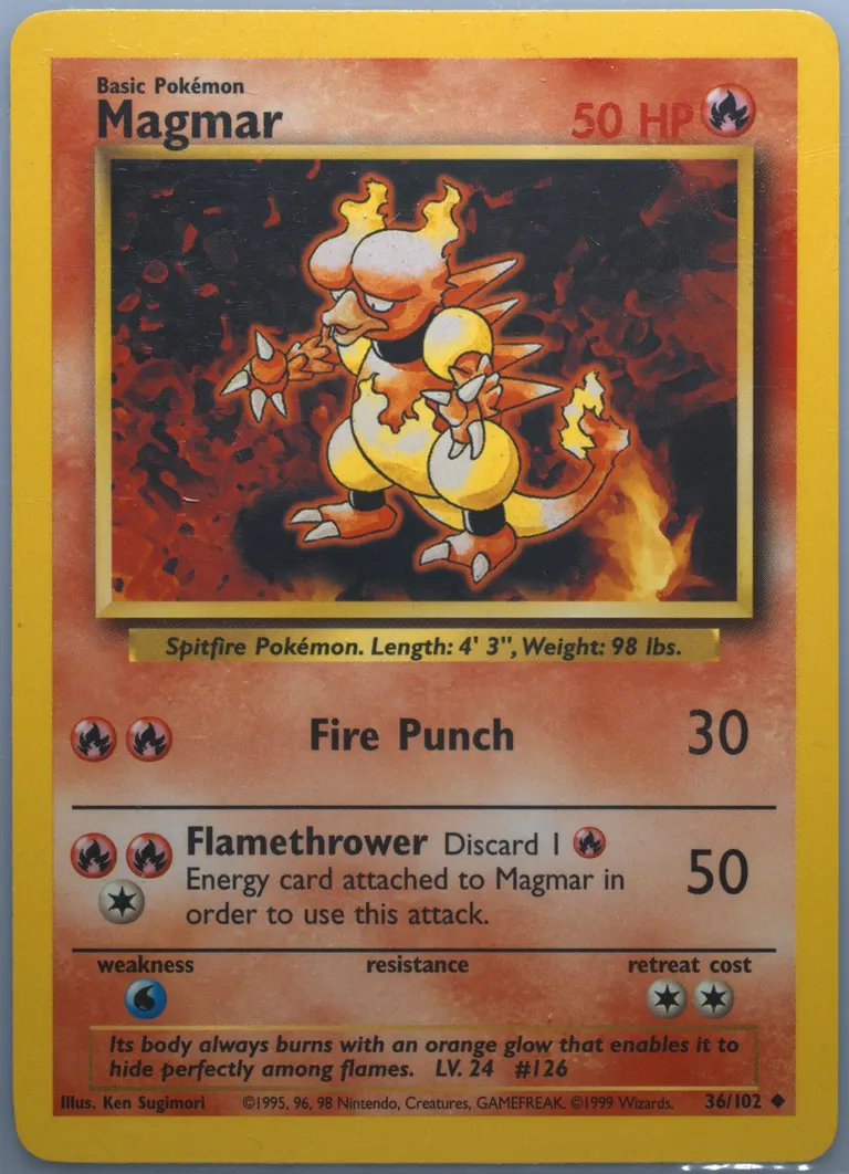 Magmar card photo