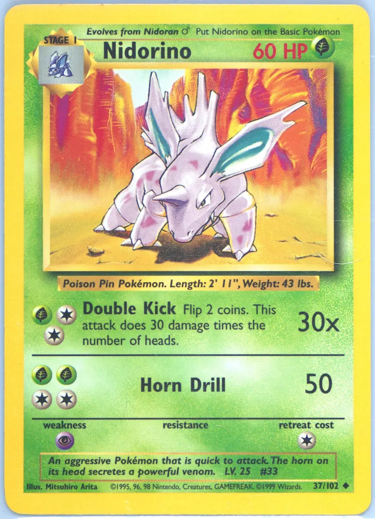 Nidorino card photo