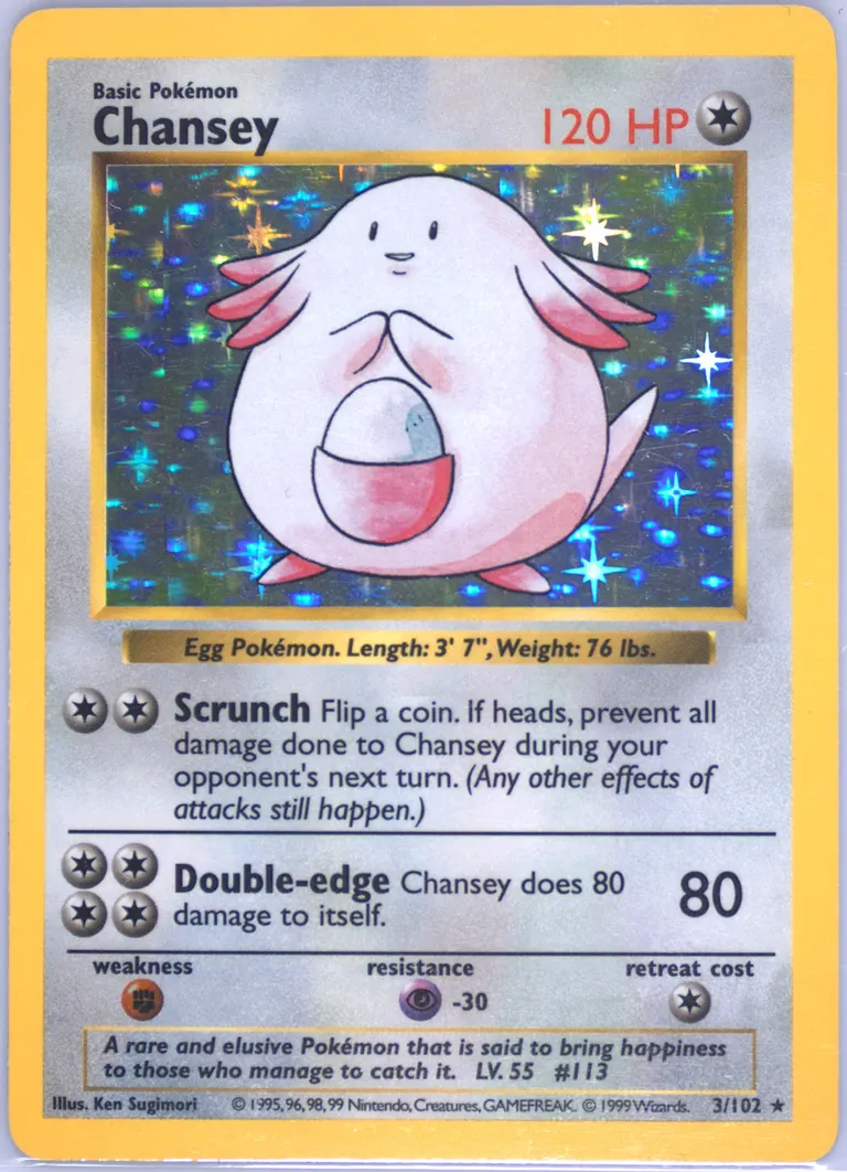 Chansey card photo