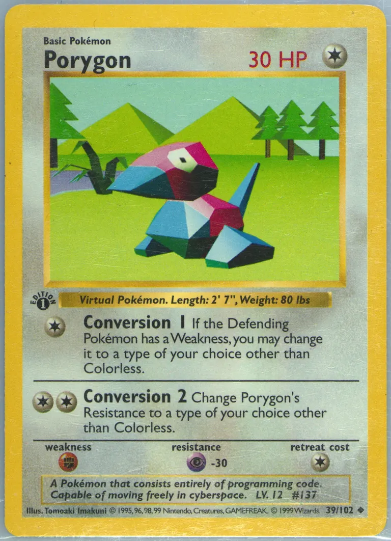 Porygon card photo