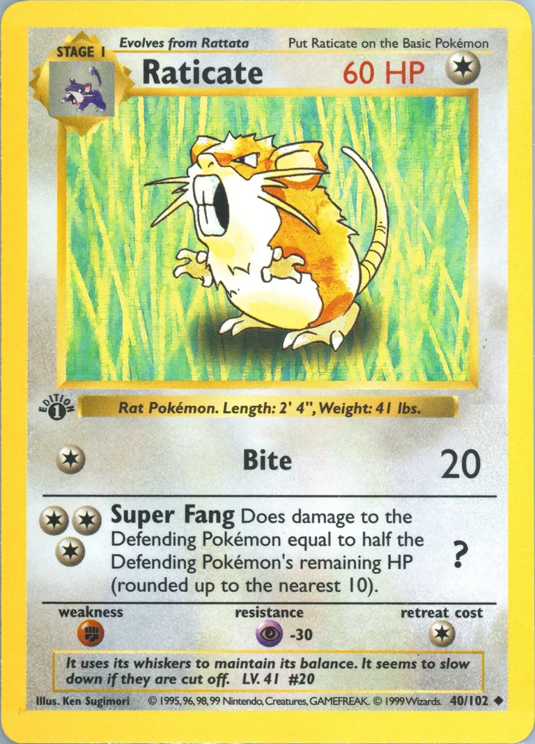Raticate card photo
