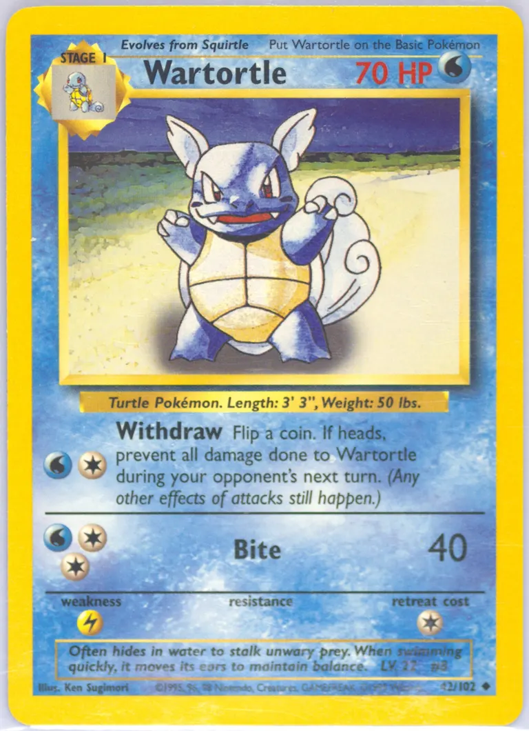 Wartortle card photo