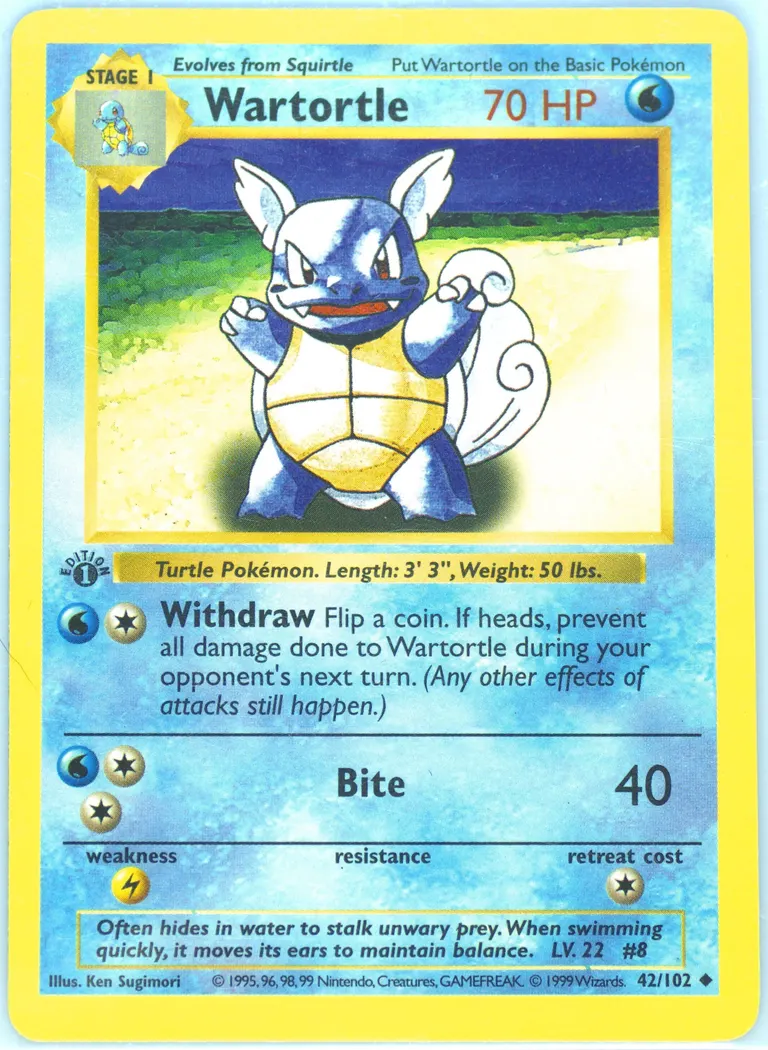 Wartortle card photo