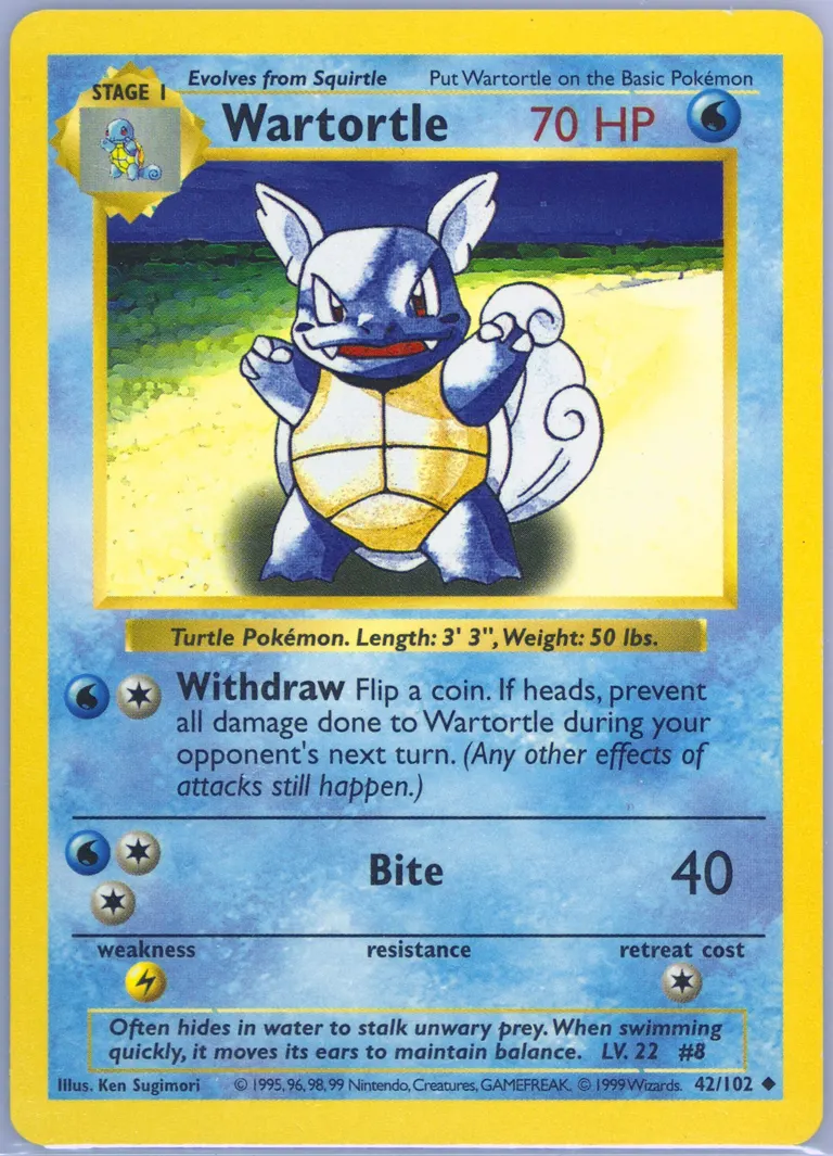 Wartortle card photo