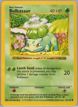 Bulbasaur card photo