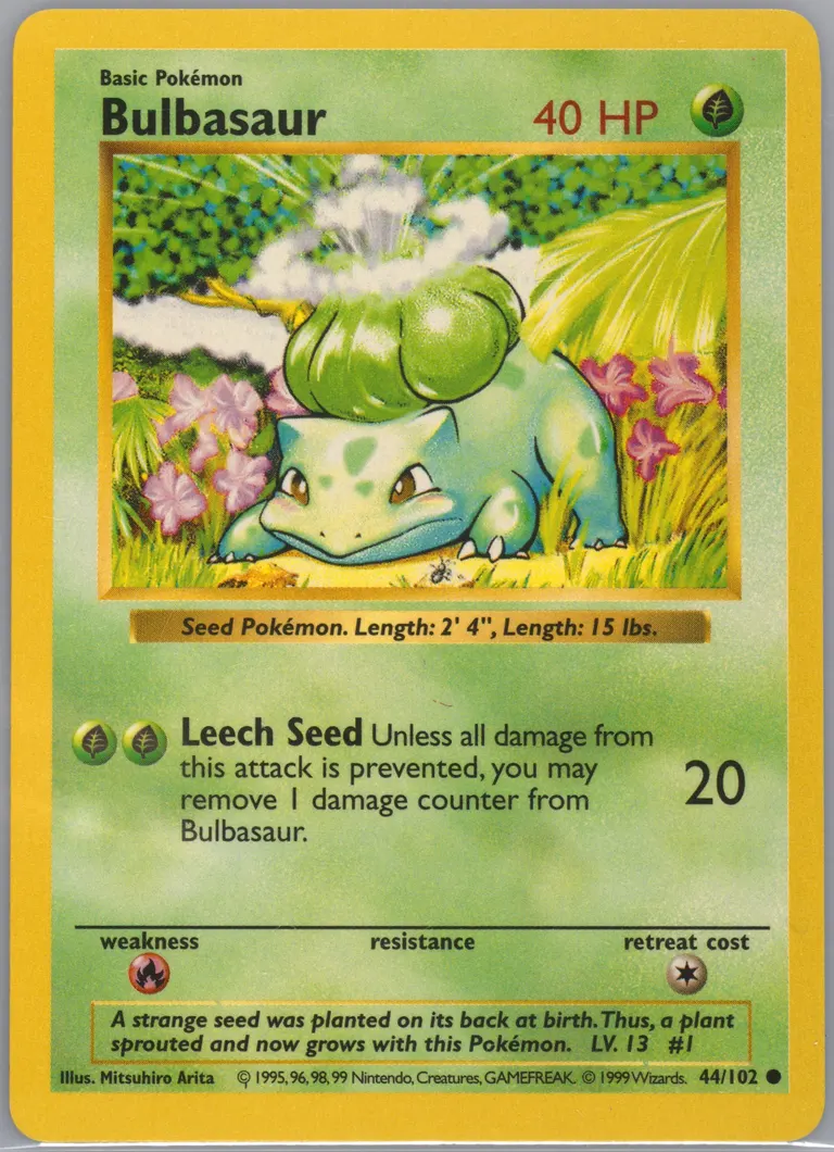 Bulbasaur card photo