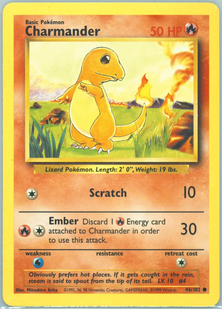 Charmander card photo