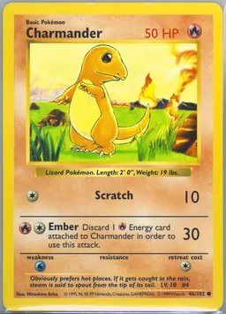 Charmander card photo