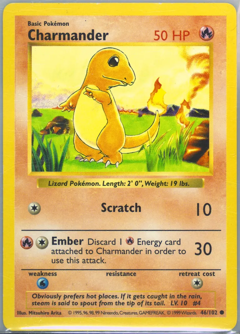 Charmander card photo