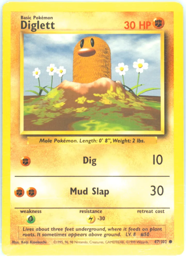 Diglett card photo