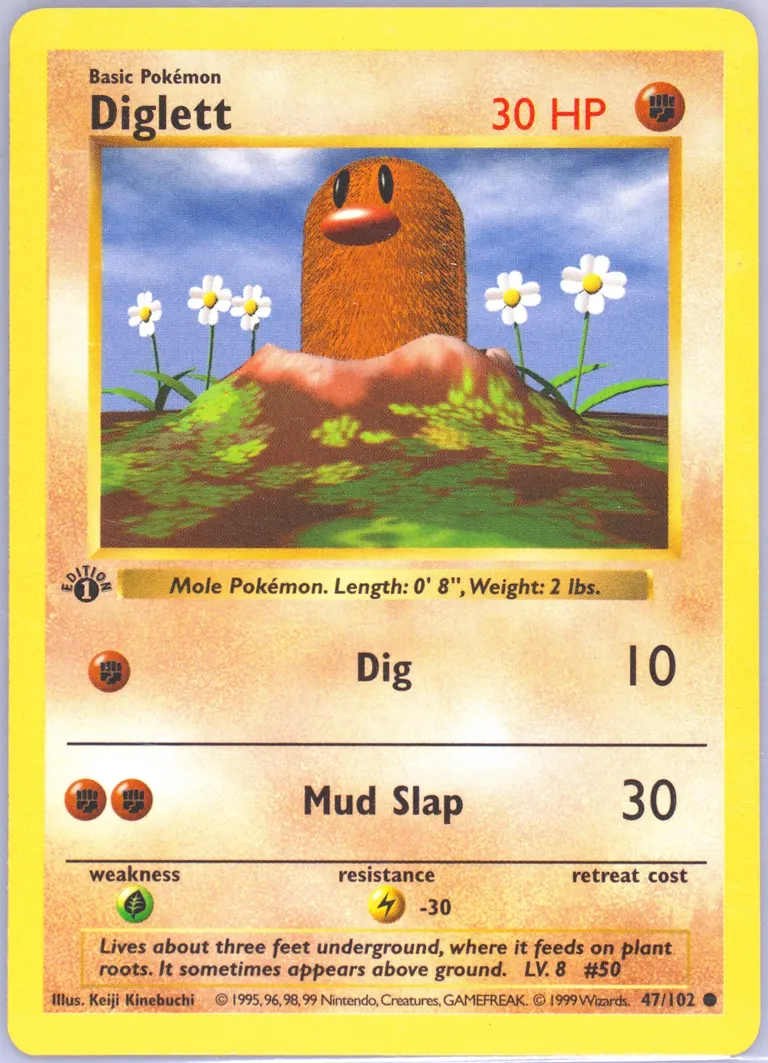Diglett card photo