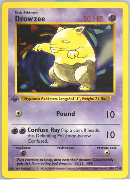 Drowzee card photo