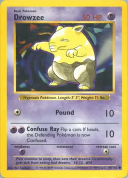 Drowzee card photo