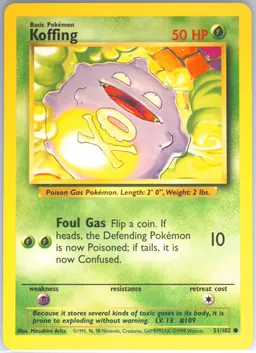 Koffing card photo