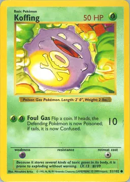 Koffing card photo