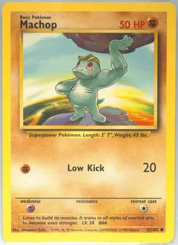 Machop card photo