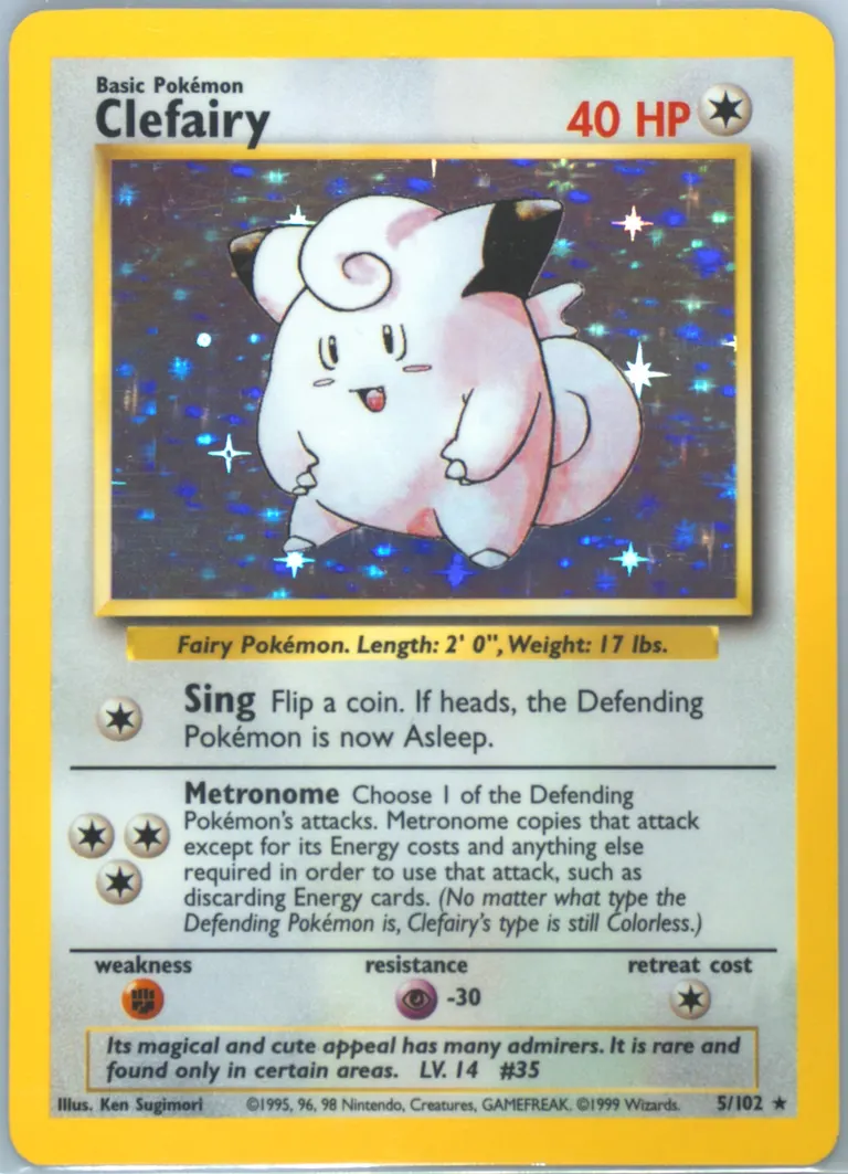 Clefairy card photo
