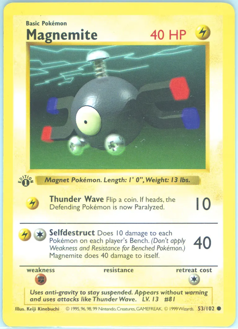 Magnemite card photo