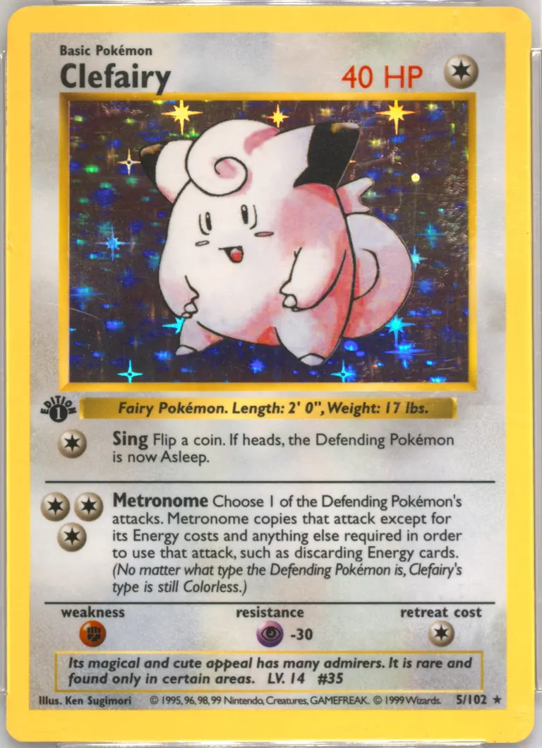 Clefairy card photo