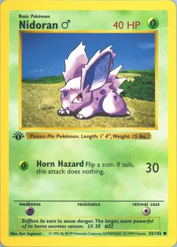 Nidoran♂ card photo