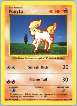 Ponyta card photo