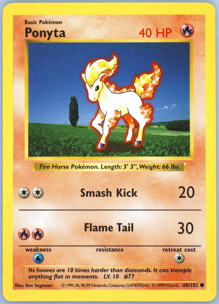 Ponyta card photo