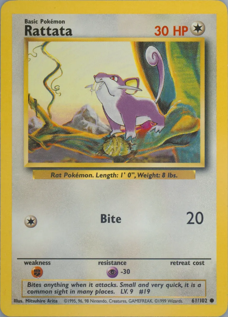 Rattata card photo