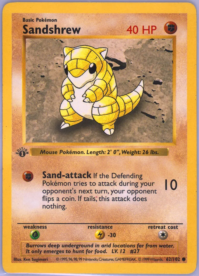 Sandshrew card photo
