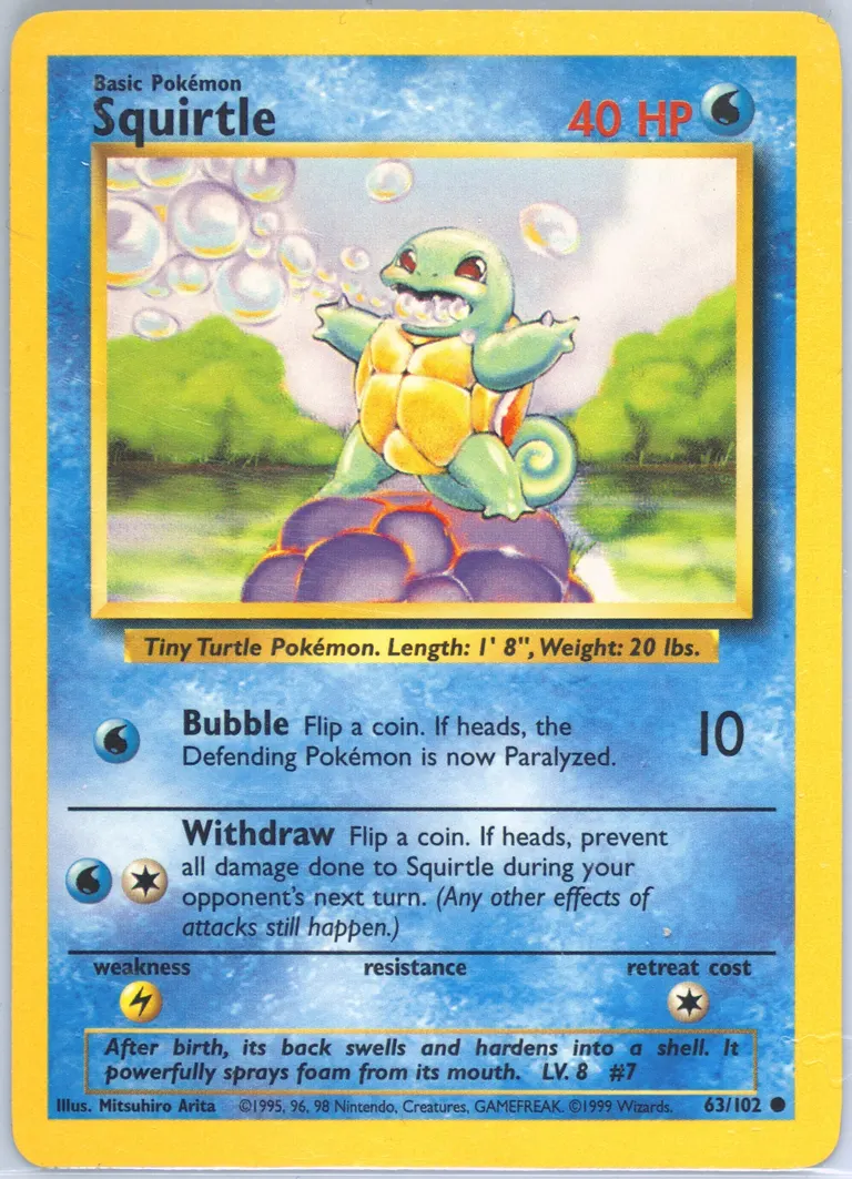 Squirtle card photo
