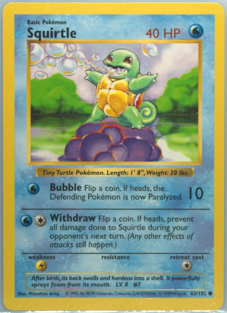 Squirtle card photo
