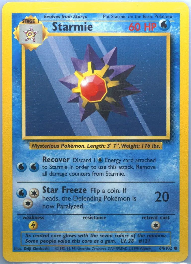 Starmie card photo