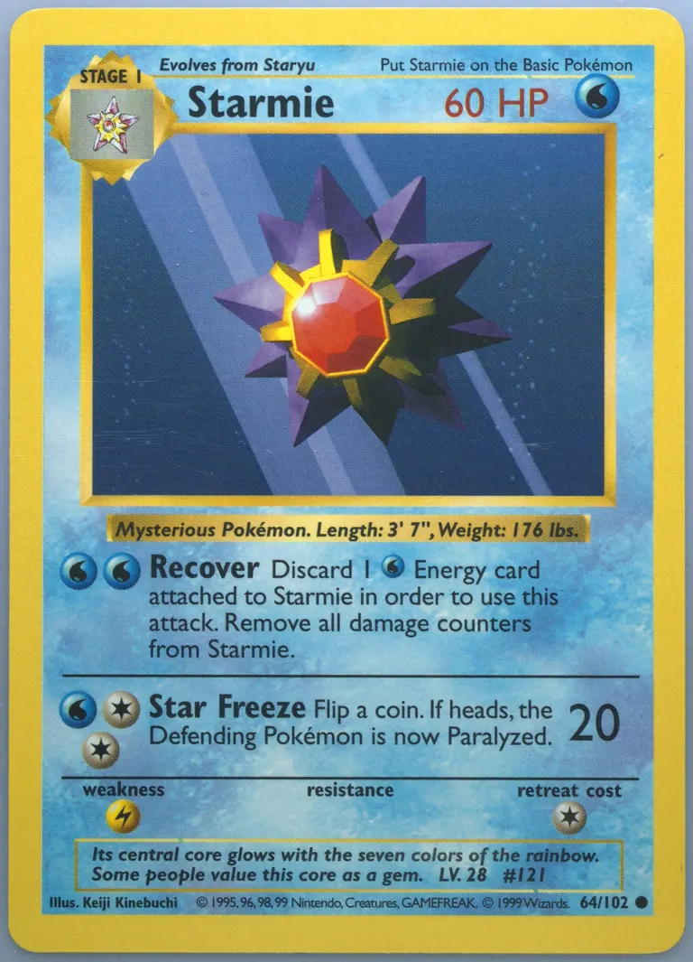 Starmie card photo