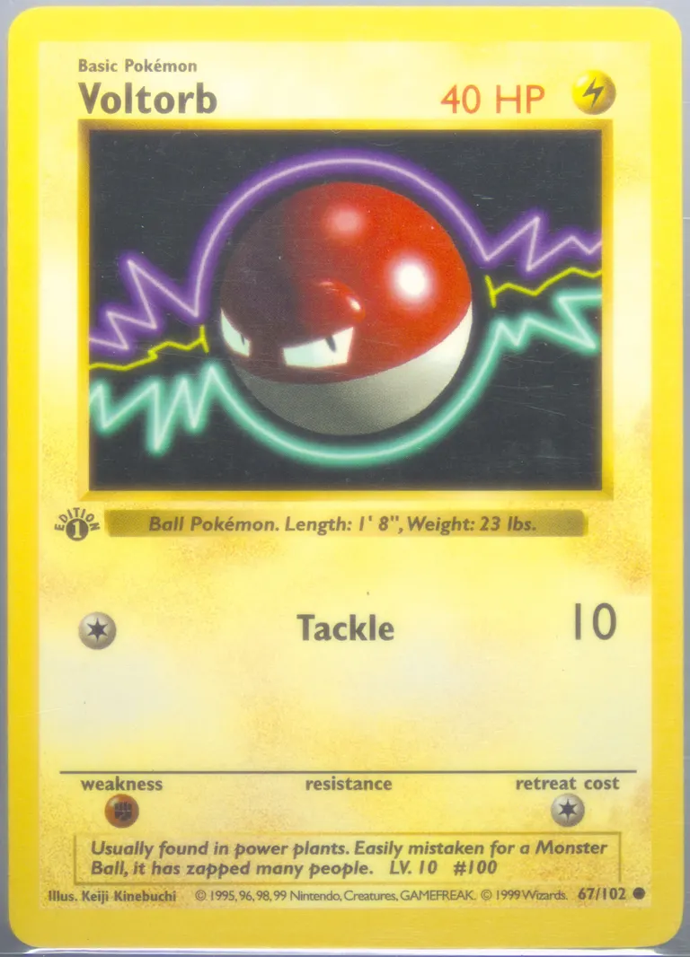 Voltorb card photo