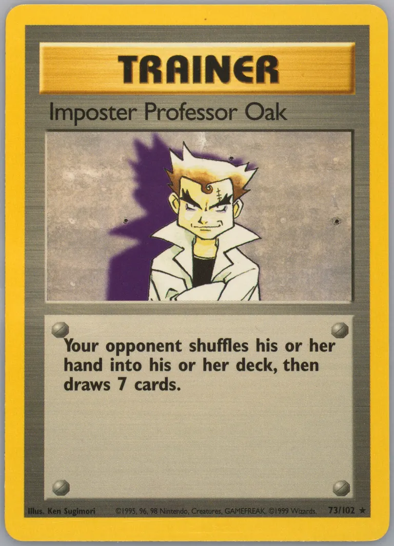 Impostor Professor Oak card photo