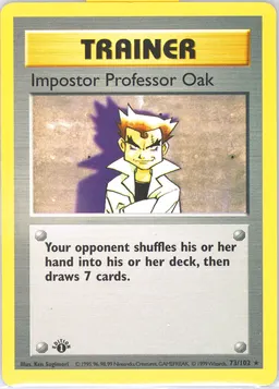 Impostor Professor Oak card photo
