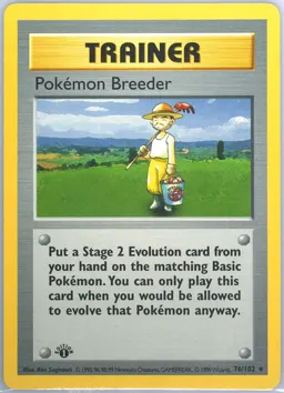 Pokémon Breeder card photo