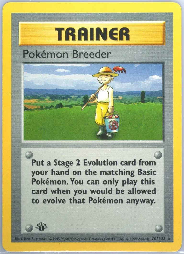 Pokémon Breeder card photo