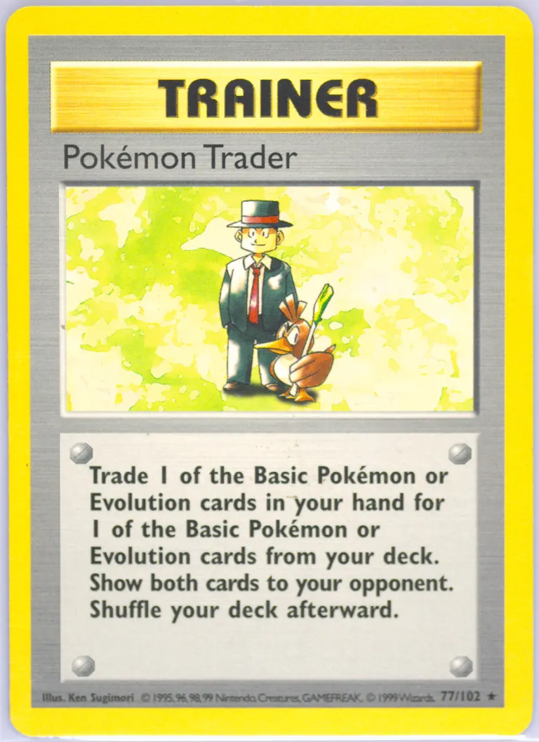 Pokémon Trader card photo