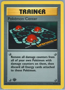 Pokémon Center card photo