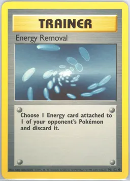 Energy Removal #92