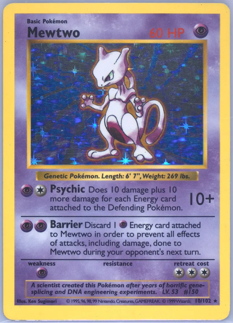 Mewtwo card photo