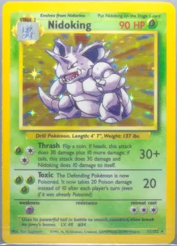 Nidoking card photo